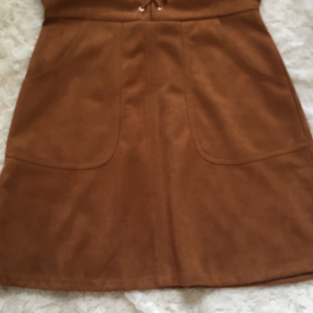 Faux suede dress - Picture 3 of 10